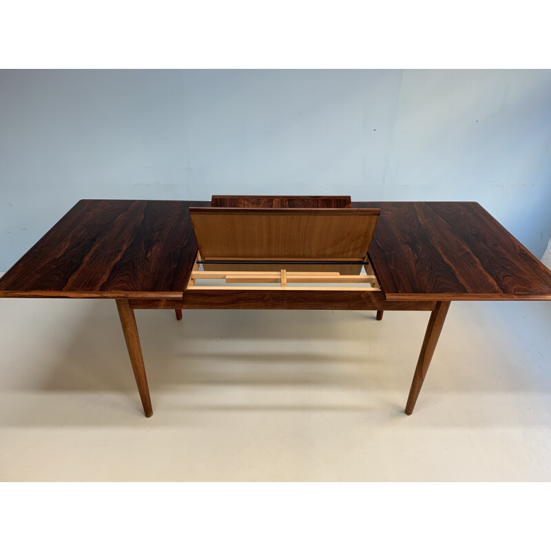 Vintage rosewood table by Arne Vodder