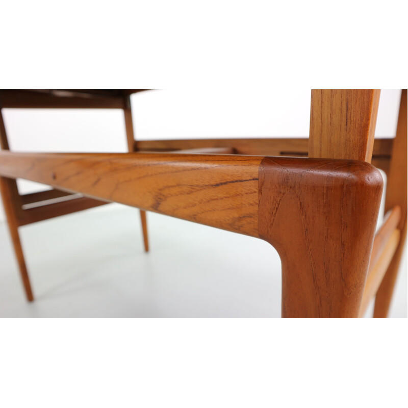 Vintage scandinavian table for Vildbjerg in teakwood 1960s