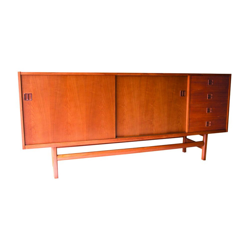 Vintage teak sideboard for Ærthøj Jensen & Mølholm Herning 1960s