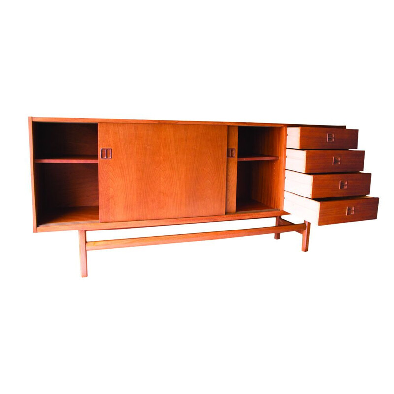 Vintage teak sideboard for Ærthøj Jensen & Mølholm Herning 1960s