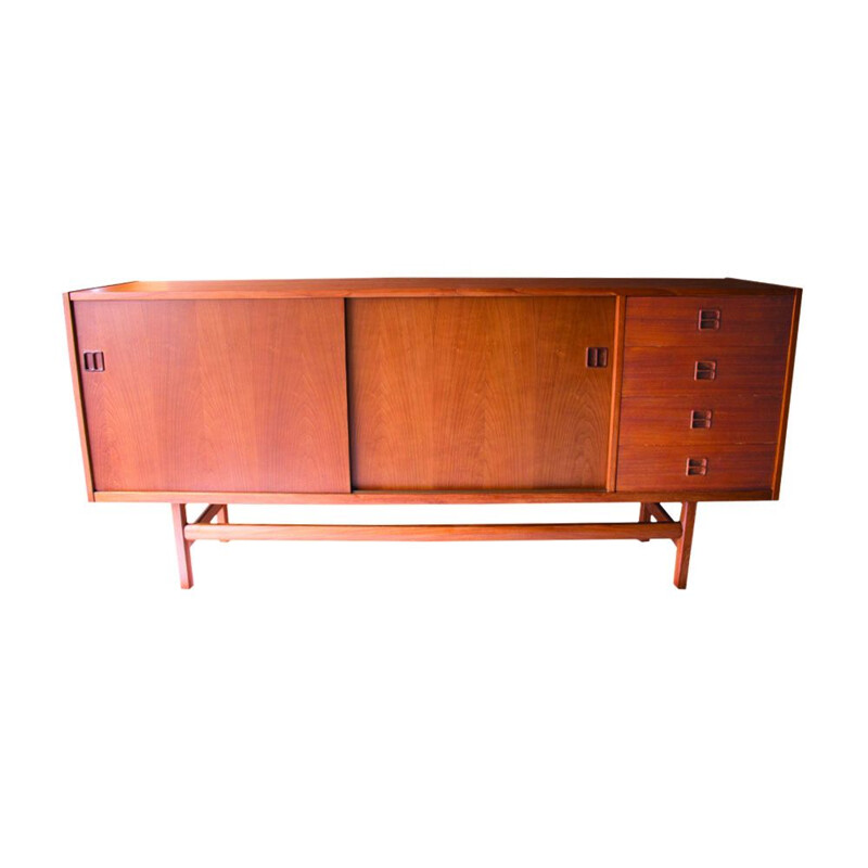 Vintage teak sideboard for Ærthøj Jensen & Mølholm Herning 1960s