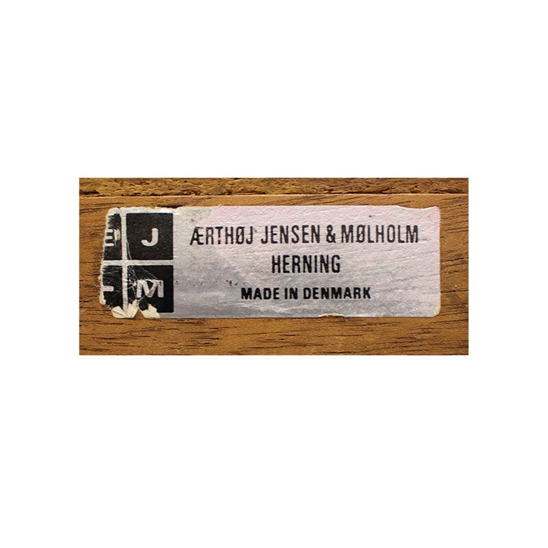 Enfilade vintage en teck pour Ærthøj Jensen & Mølholm Herning 1960