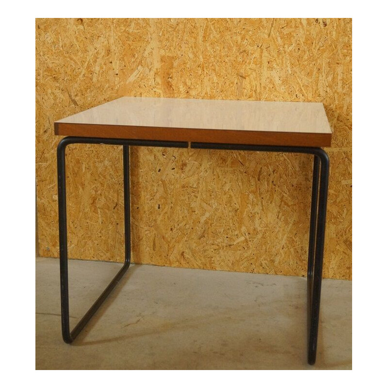 Vintage side table for Steiner in wood 1950