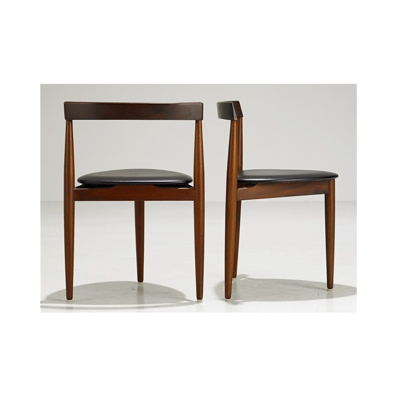 Ensemble table et chaises tripodes, Hans OLSEN  - 1950