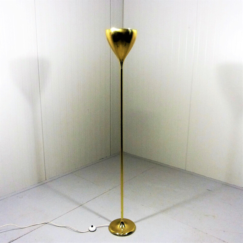 Brass floor lamp by Kaiser Leuchten