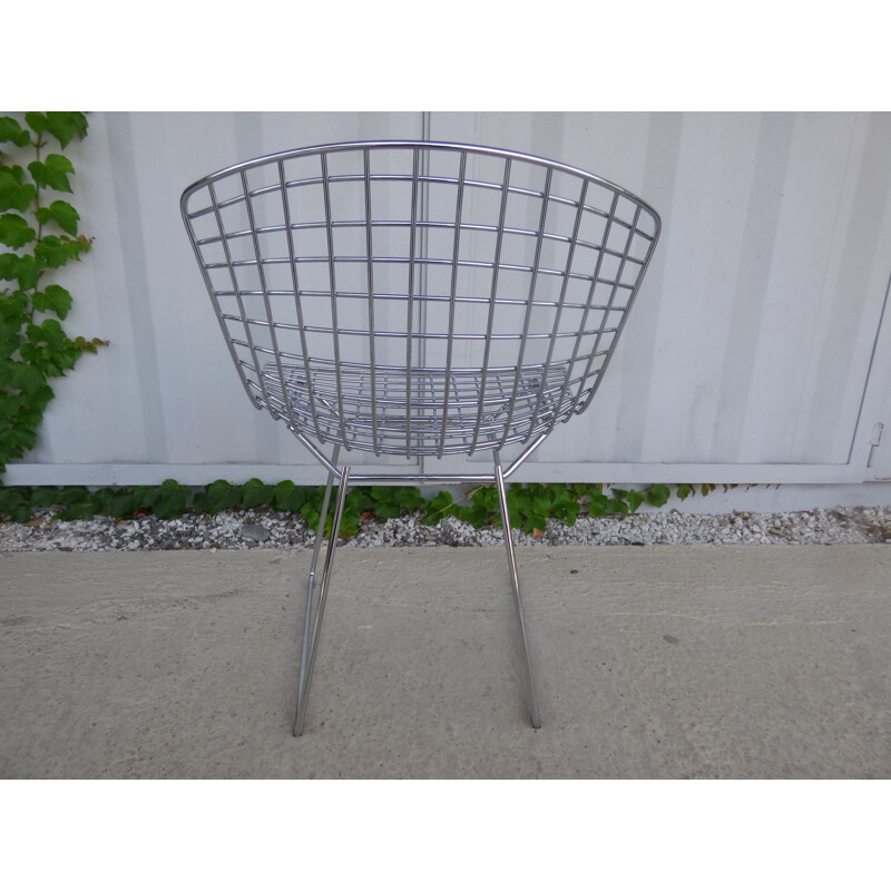 Metal chair by Harry Bertoia for Knoll