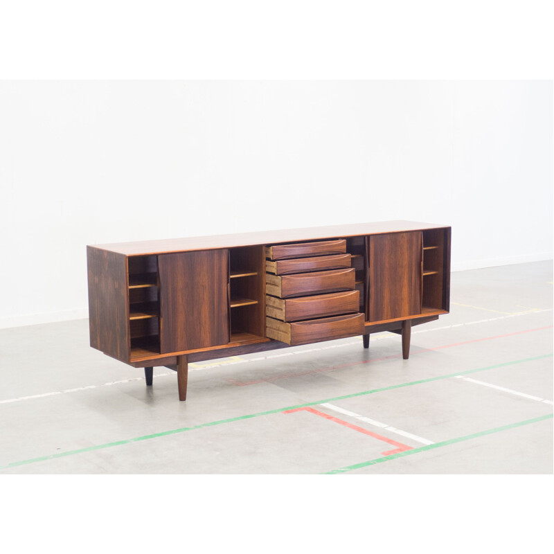 Vintage rosewood sideboard by Skovby