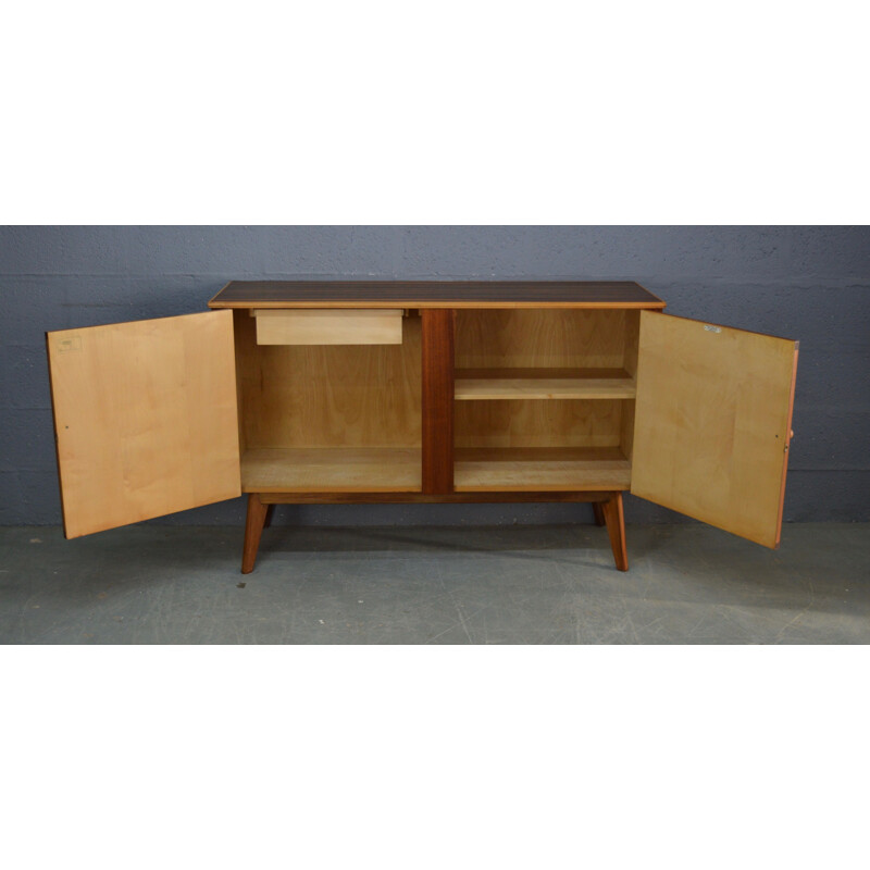 Vintage british walnut sideboard by Morris of Glasgow