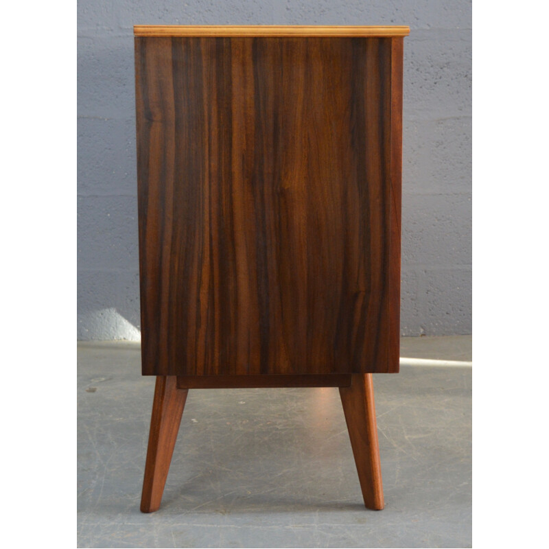 Vintage british walnut sideboard by Morris of Glasgow