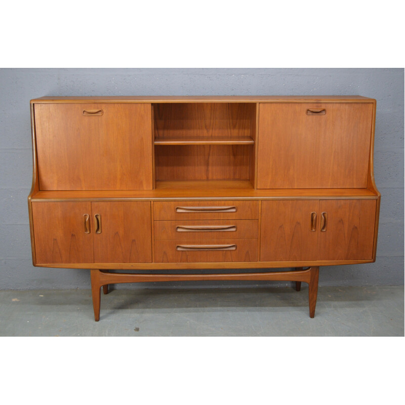 Vintage restored highboard by G Plan in teak 1970