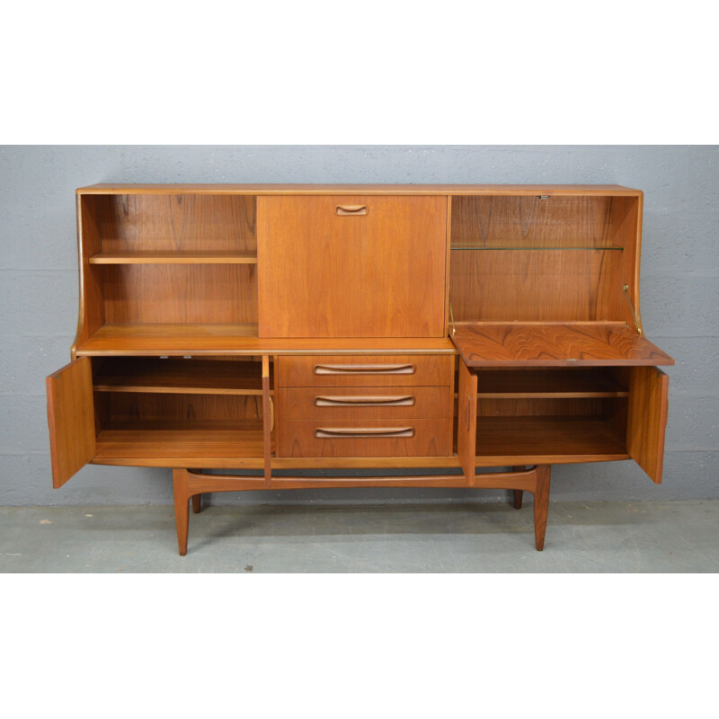 Vintage restored highboard by G Plan in teak 1970