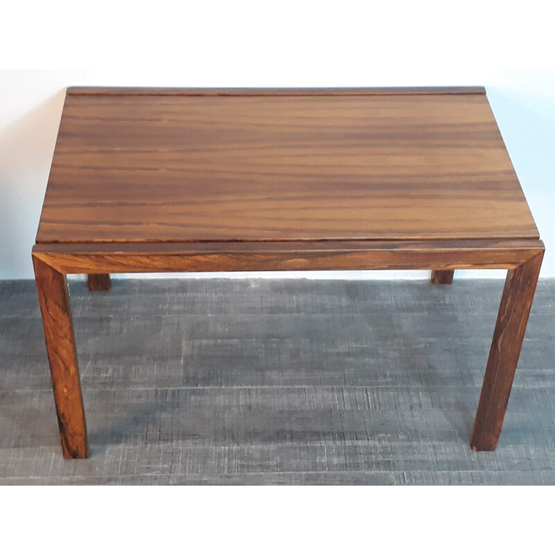 Vintage scandinavian side table in rosewood 1960