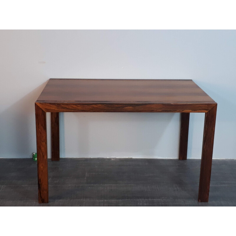 Vintage scandinavian side table in rosewood 1960