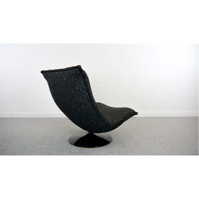 Black Tulip chair by Geoffrey Harcourt for Artifort