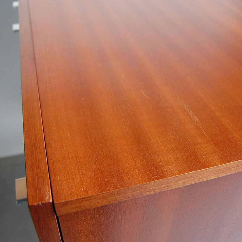 Mahogany cabinet by Pierre Guariche for Meurop