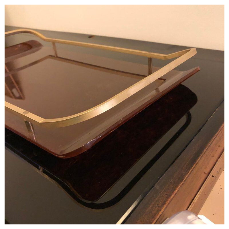 Italian tray made of brass