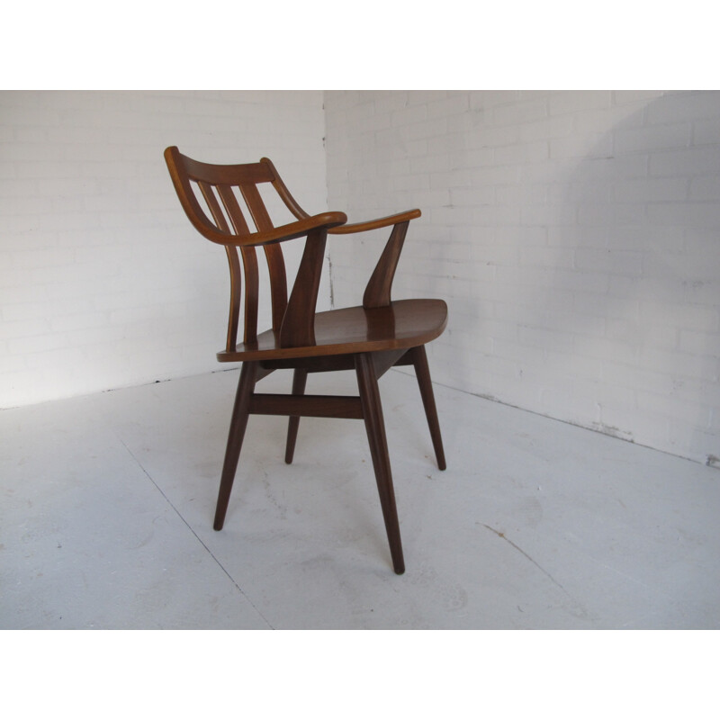 Set of 4 scandinavian dining chairs in teak - 1950s