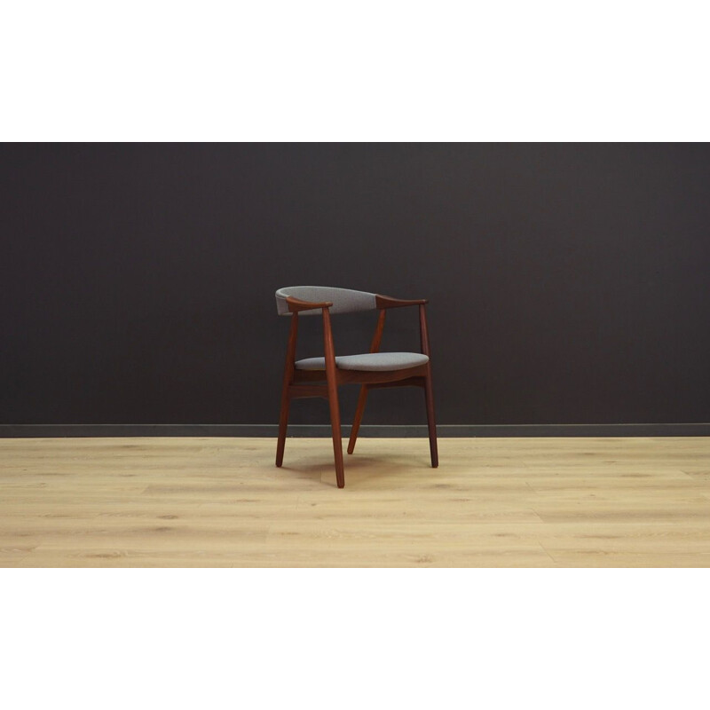 Grey chair in teak by Farstrup