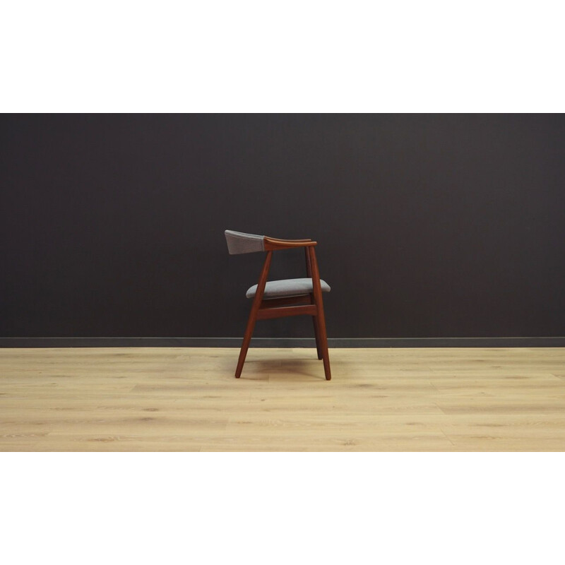 Grey chair in teak by Farstrup