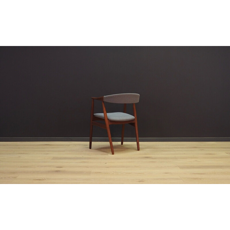 Grey chair in teak by Farstrup