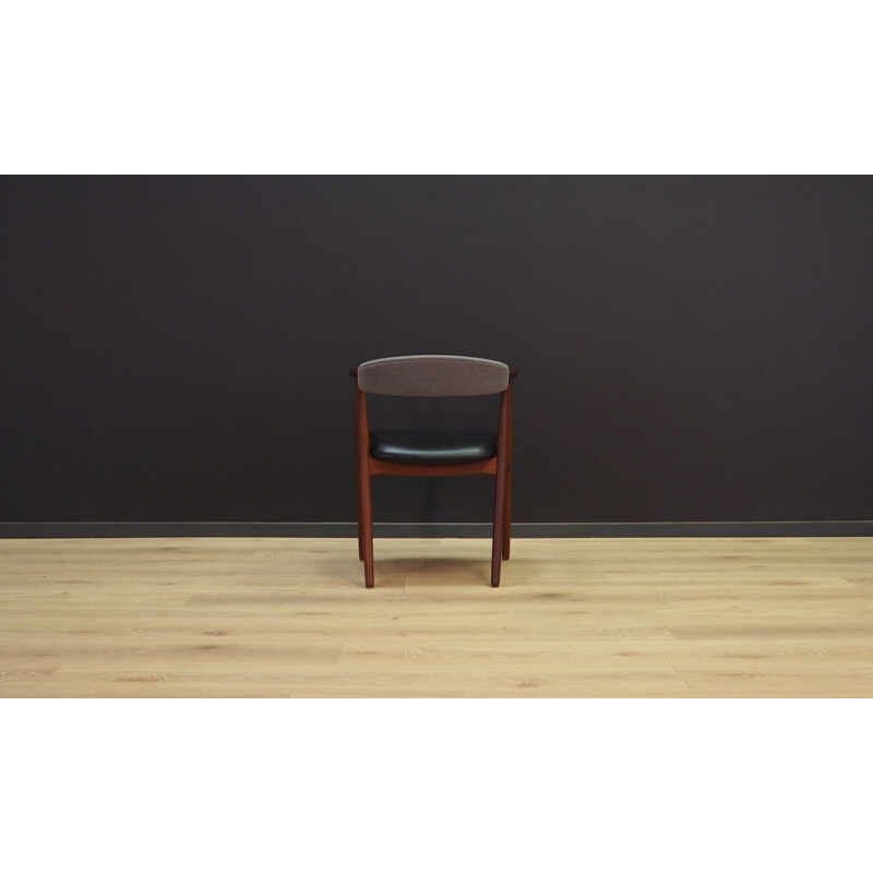 Teak and leatherette chair by Farstrup