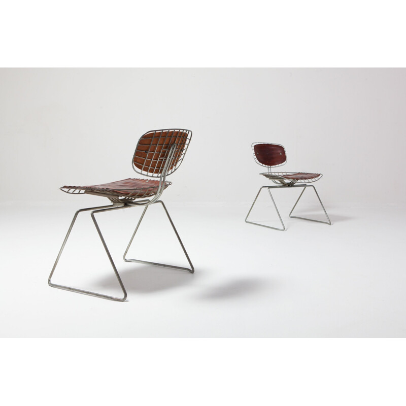 Set of 6 chairs by Michel Cadestin for Centre Pompidou - 1977