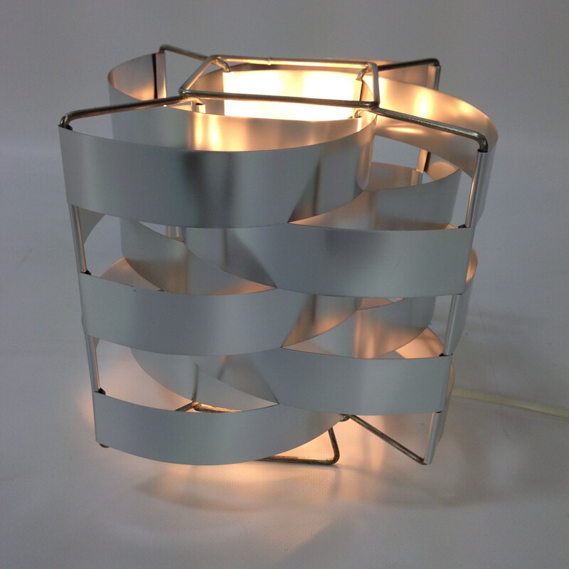 Lámpara de aluminio vintage de Max Sauze
