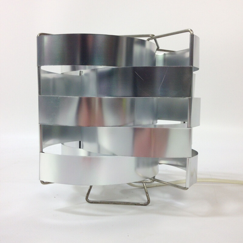 Lampada vintage in alluminio di Max Sauze