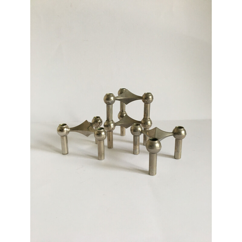 Set of 3 candleholders by Fritz Nagel for BMF