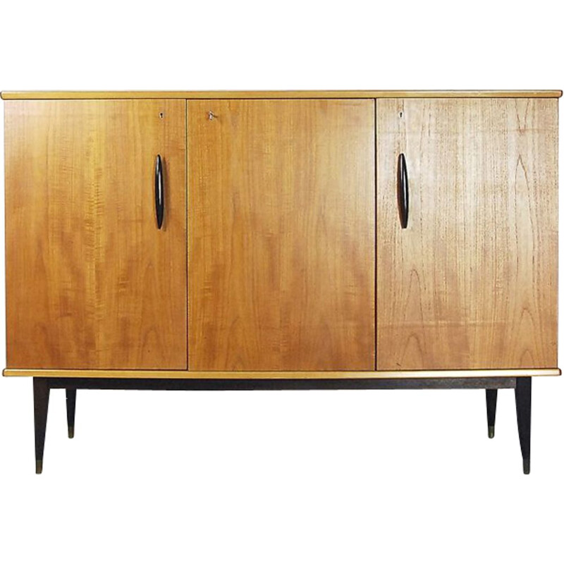 Vintage Scandinavian teak cabinet with drawers