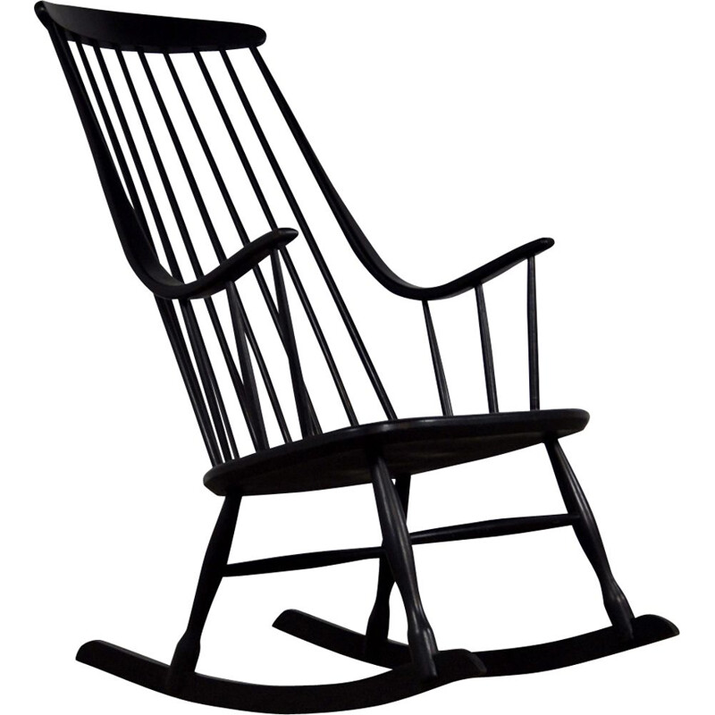 Chaise à bascule vintage par Lena Larsson pour Nesto