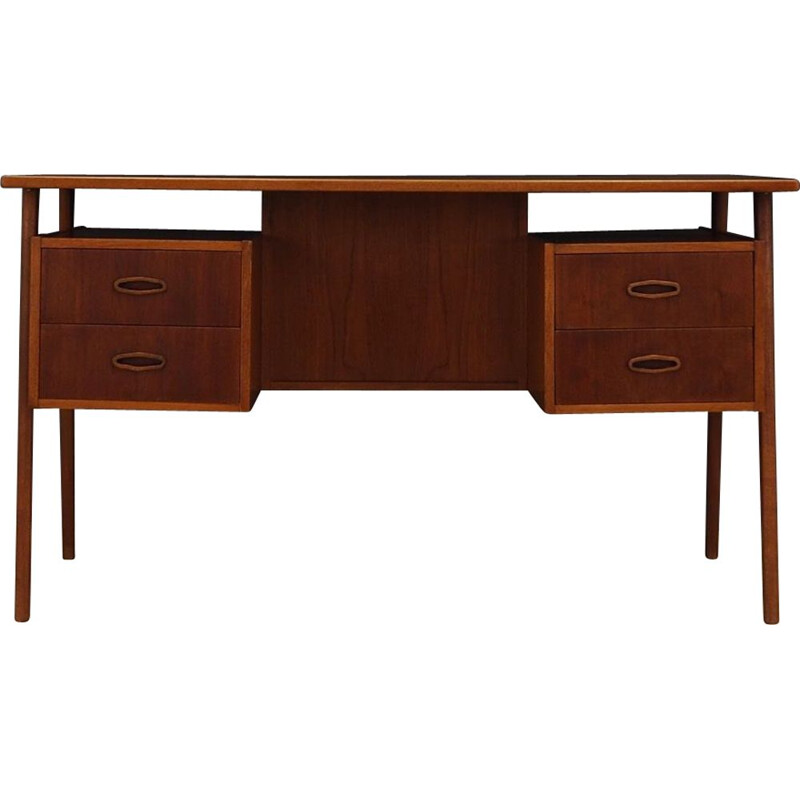 Bureau vintage danois en teck 1960 70