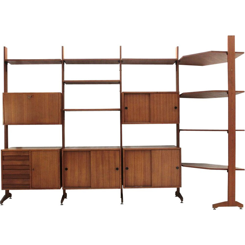 Vintage Italian wall unit with corner, 1960