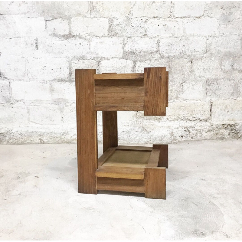 Vintage constructivist side table