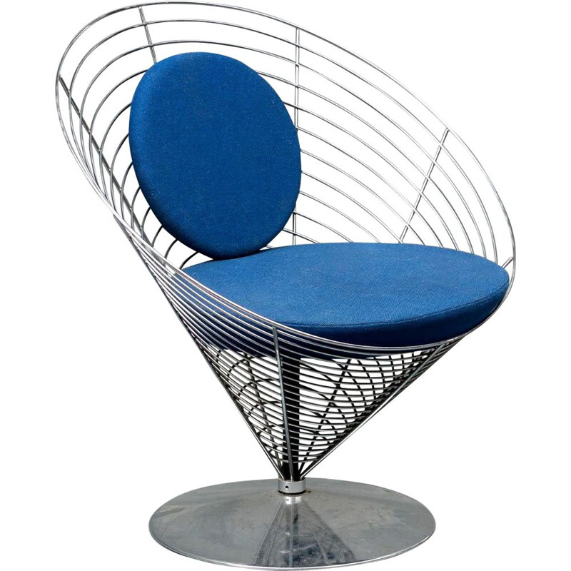 Vintage chair Wire Cone by Verner Panton for Fritz Hansen 1988