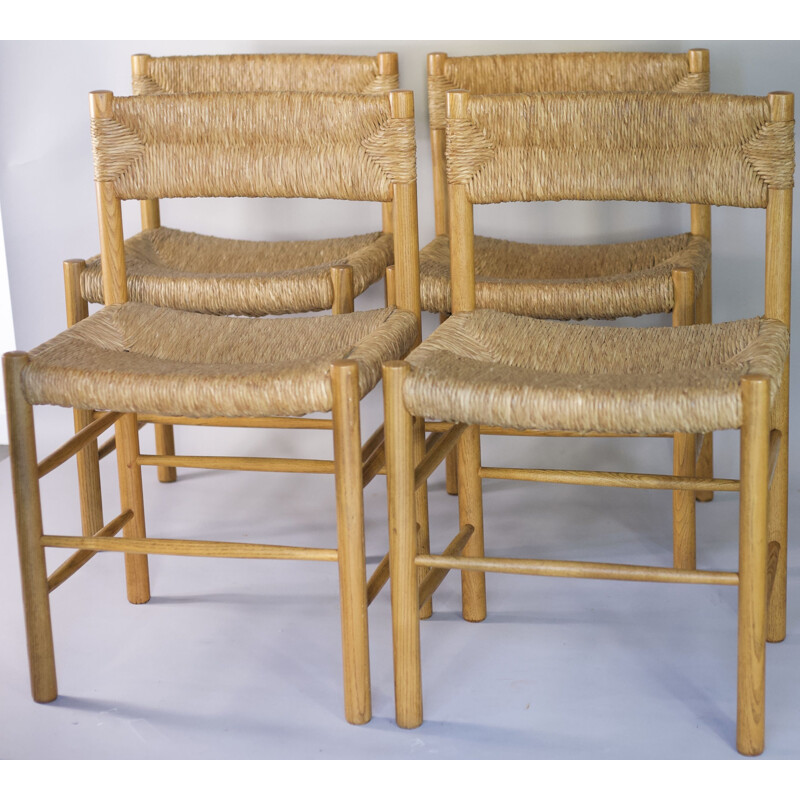 Set of 4 vintage chairs Dordogne by Sentou France