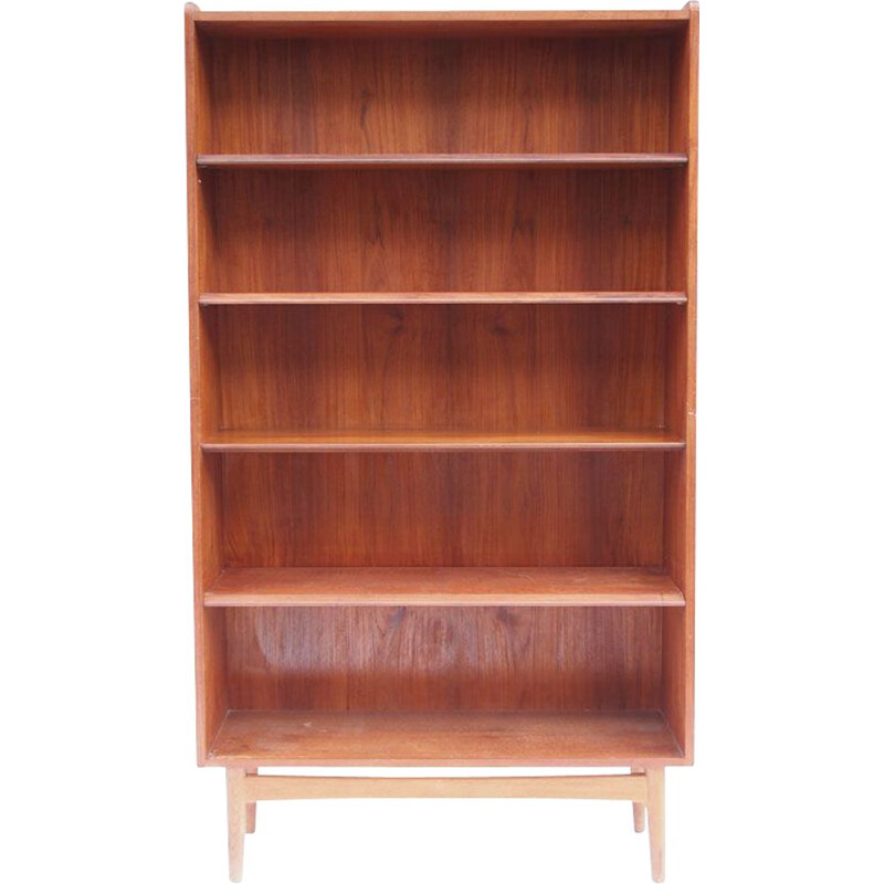 Vintage scandinavian teak library by Megensen 1950