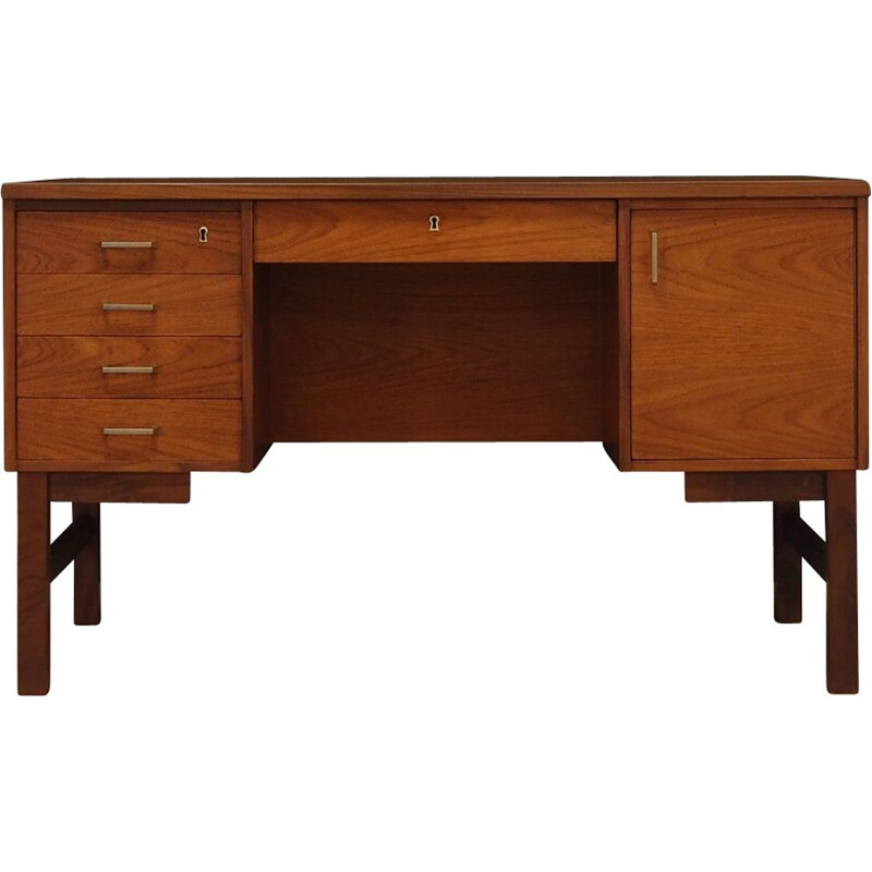 Vintage Danish writing desk in teak