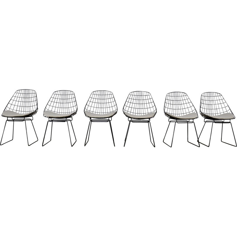 Set of 6 SM05 chairs by Cees Braakman for Pastoe