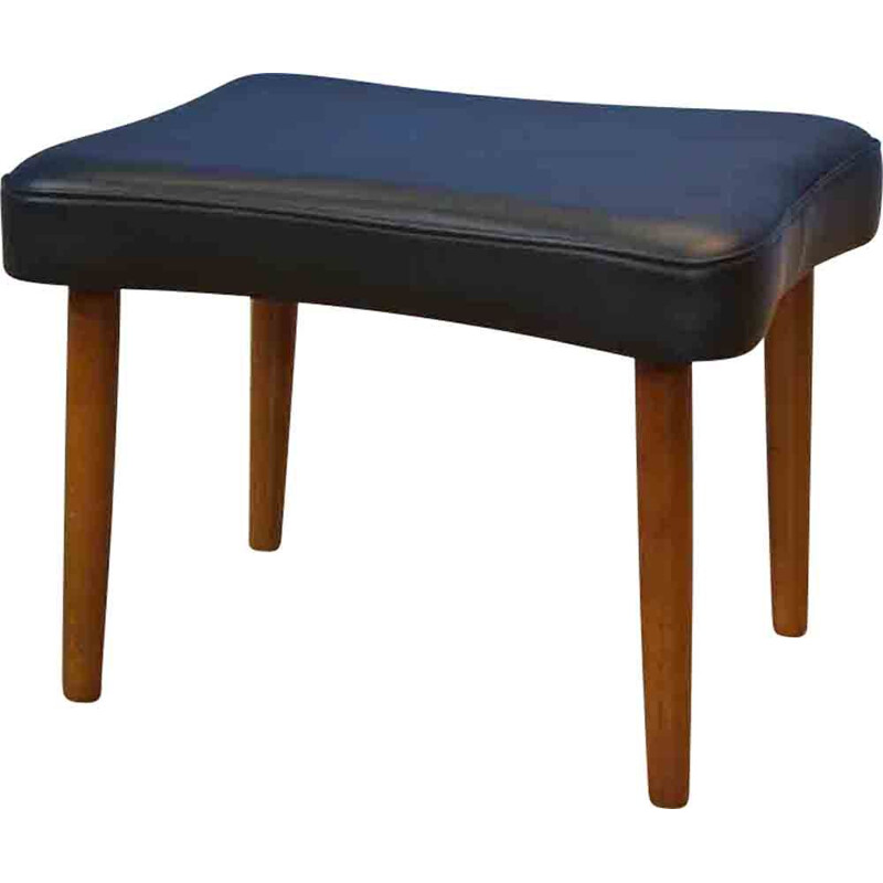 Vintage Danish footstool in teak