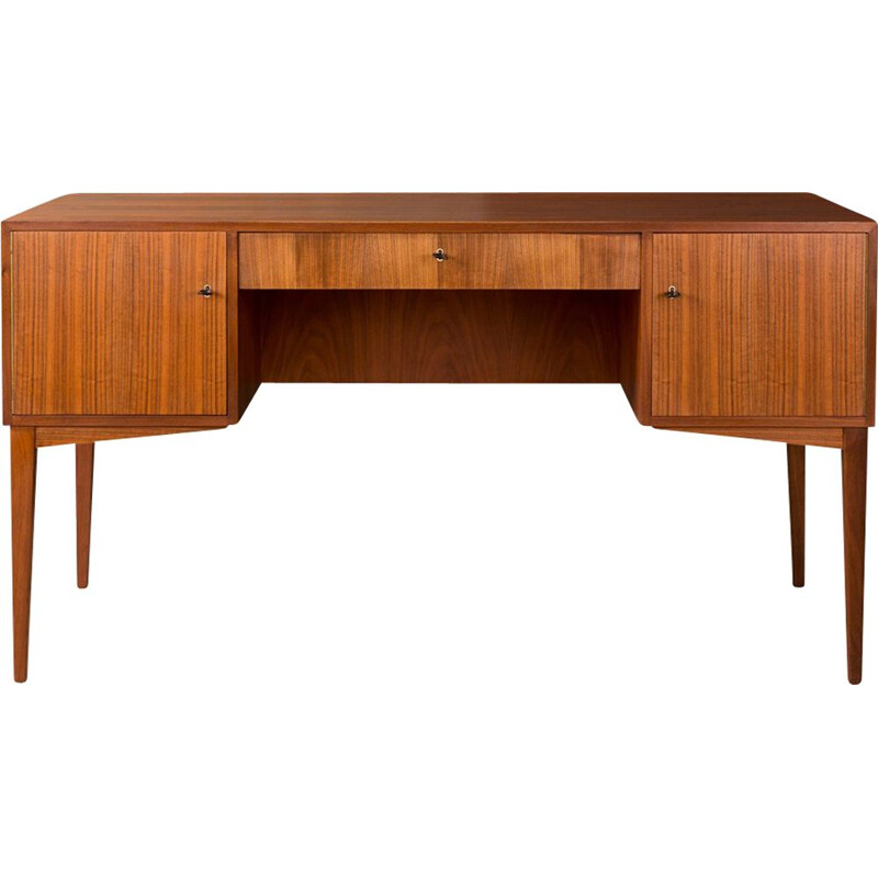 Vintage German writing desk in rosewood