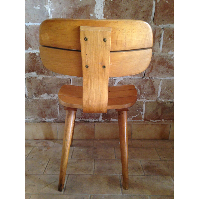 Chaise vintage pour enfants Baumann en bois courbé