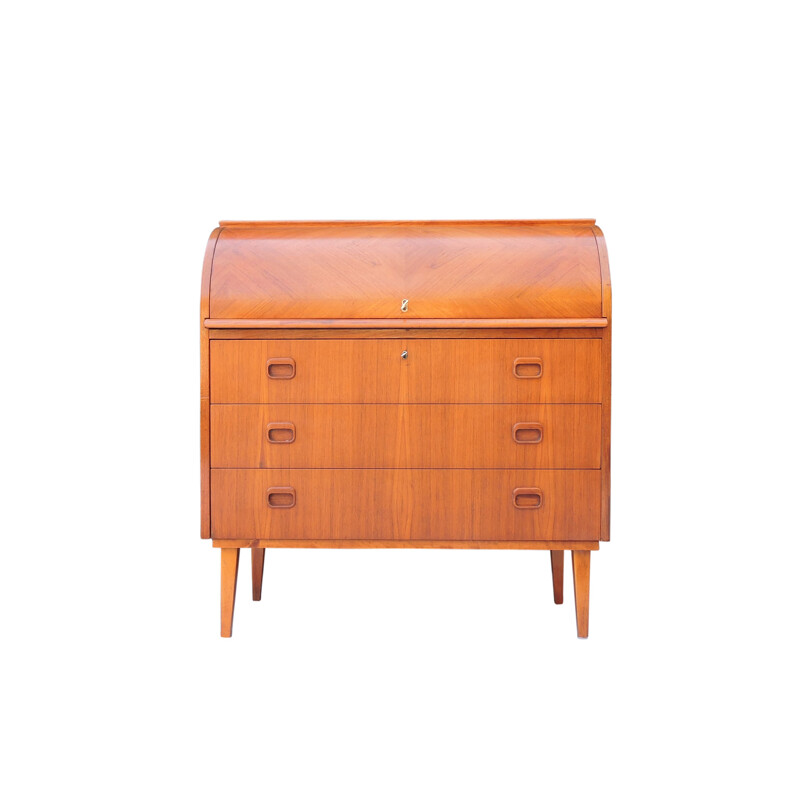 Vintage teak secretary by Egon Ostergaard