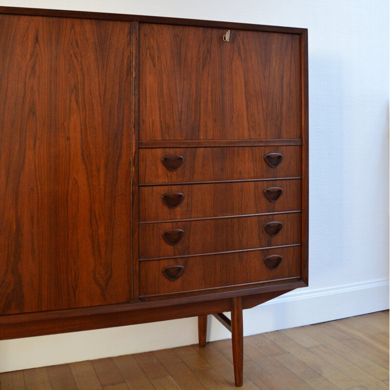 Vintage teak and rosewood sideboard