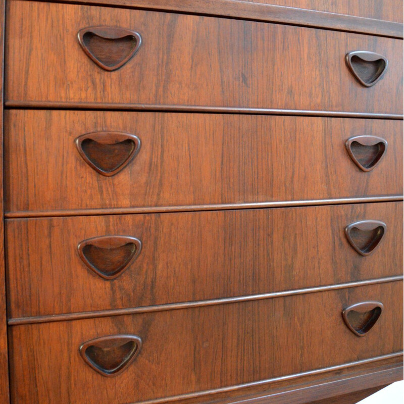 Vintage teak and rosewood sideboard