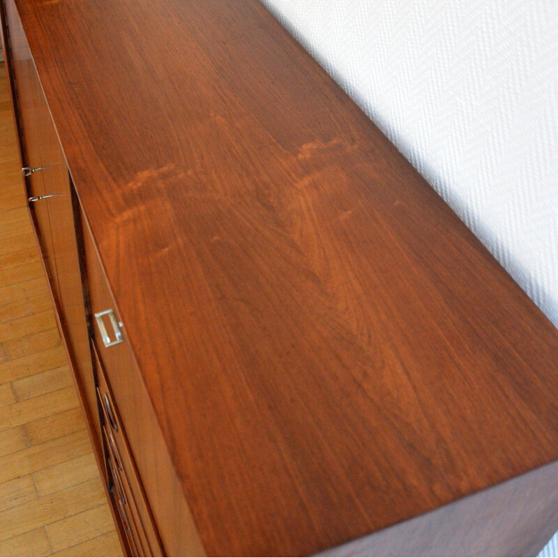 Vintage teak and rosewood sideboard