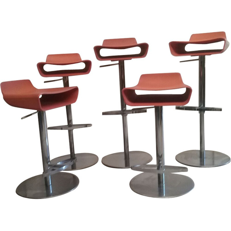 5 Tabourets vintage Ciacci design Italien par ARTER & CITTON