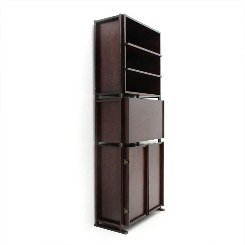 Modular bookcase by Gianni Songia for Sormani