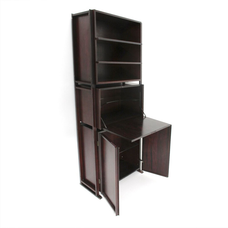 Modular bookcase by Gianni Songia for Sormani