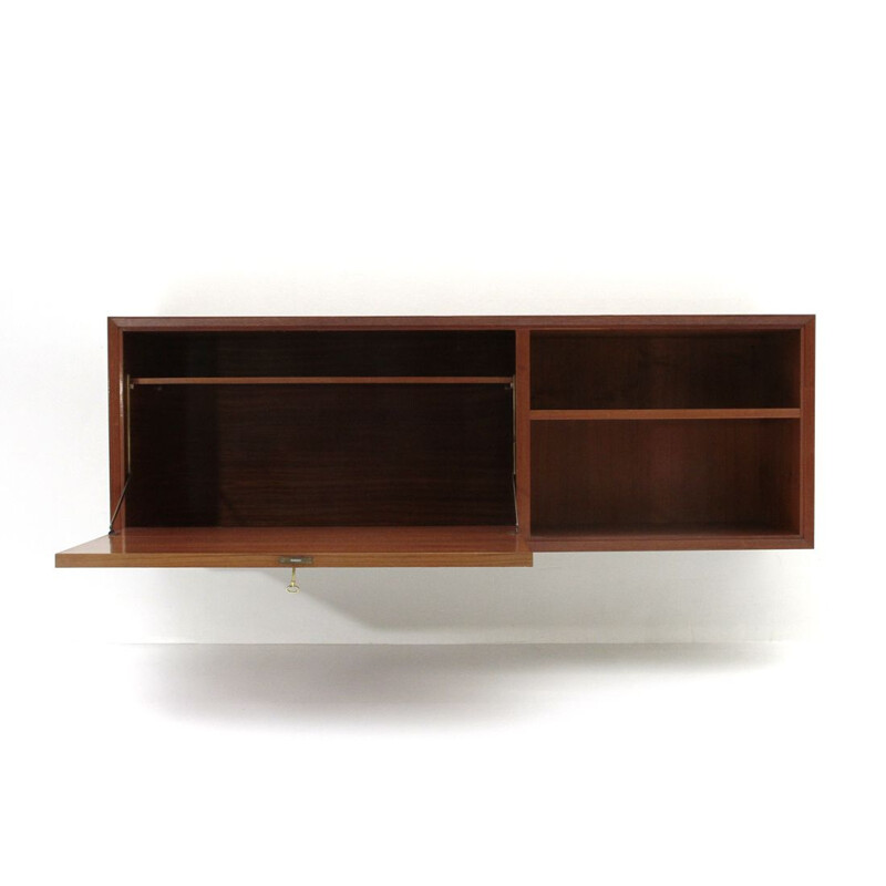 Wooden Italian suspended sideboard